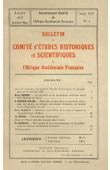  Bulletin du comité d'études historiques et scientifiques de l'AOF - Tome 08 - n°1 - Janvier-Mars 1925