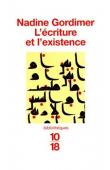  GORDIMER Nadine - L'écriture et l'existence