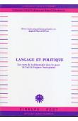  ANS André-Marcel d', (sous la direction de) - Langage et politique. Les mots de la démocratie dans les pays du Sud de l'espace francophone