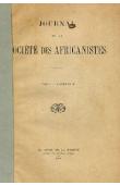  Journal de la Société des Africanistes - Tome 01 - fasc. 2 - 1931