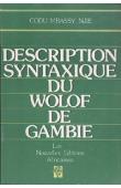  NJIE Codu Mbassy - Description syntaxique du Wolof de Gambie