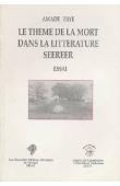  FAYE Amade - Le thème de la mort dans la littérature Seereer. Essai