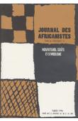  Journal des Africanistes - Tome 66 - fasc. 1 et 2 - 1996 -Nourritures, goûts et symbolisme 