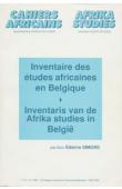  SIMONS Edwine - Inventaire des études africaines en Belgique / Inventaris van de Afrika studies in België