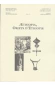  Anonyme - Aethiopia, Objets d'Ethiopie. Catalogue de l'exposition - Aethiopia, Peuples d'Ethiopie - Mars-septembre 1996