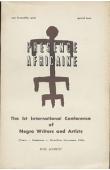  Présence Africaine - 08/10 - The Ist International Conference of Negro Writers and Artists (Paris-Sorbonne - 19-22 September 1956)