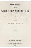  Journal de la Société des Africanistes - Tome 33
