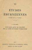  ROUGERIE Gabriel - Les pays Agni du Sud-Est de la Côte d'Ivoire forestière. Essai de géographie humaine