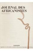  Journal des Africanistes - Tome 49 - fasc. 1 - 1979