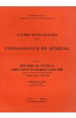  Etudes Sénégalaises 09 fasc. 12, SAINVILLE Léonard - Histoire du Sénégal depuis l'arrivée des Européens jusqu'à 1850 d'après les documents des archives françaises. Première partie: 1364-1758