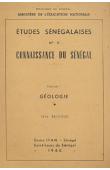 Etudes Sénégalaises 09 fasc. 1: Géologie , BRIGAUD Félix - 