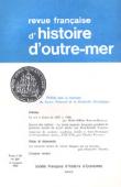  Revue française d'histoire d'Outre-Mer (RFHOM) - n° 209
