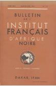  Bulletin de l'IFAN - Série B - Tome 26 - n° 1-2 - Janvier-Avril 1964