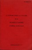 Etudes Nigériennes - 30, SURUGUE Bernard - Contribution à l'étude de la musique sacrée Zarma Songhay (Niger)