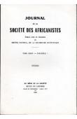 Bracelets anthropomorphes de Gawie (Tchad) / Une enquête historique en pays Mossi / Grandeur et décadance du culte de Iyami Osoronga / Musique et chants Yoruba