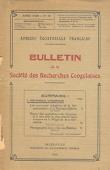  Bulletin de la Société des Recherches Congolaises - n° 10 - Année 1929 - Les coutumes indigènes de la circonscription de la Nyanga / Retour des populations à leur état le plus primitif sous l'empire de la Magie et de la Sorcellerie / Mohamed-es-Senoussi 