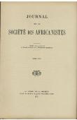  Journal de la Société des Africanistes - Tome 17 - 1947