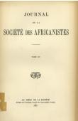  Journal de la Société des Africanistes - Tome 15 - 1945 