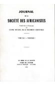Utilisation des poids à peser l'or en Côte d'Ivoire / Proverbes abyssins / Esclavage d'échange et captivité familiale chez les Songhay-Zerma, etc..