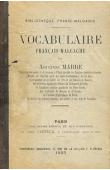  MARRE Aristide - Vocabulaire français-malgache