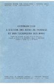  DE PLAEN Guy, MONJOIE E. de, MONCLOS D. de - Contribution à l'étude des rites de passage et des techniques des Bobo