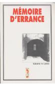 Mémoire d'errance