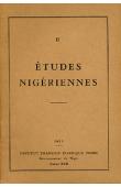  Etudes Nigériennes - 02, URVOY Yves - L'art dans le Territoire du Niger