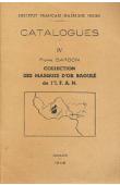  BARDON Pierre - Collection des masques d'or baoulé de l'IFAN