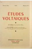  Etudes VoltaÏques - Mémoire n° 1 - Note sur les poplations Bobo / Un système de culture perfectionnée pratiquée par les Bwaba Bobo-Oule de la région de hounde