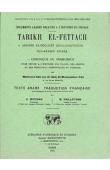 Mahmoud Kati ben el-hadj el Motaouakk el Kati, HOUDAS O., DELAFOSSE Maurice - Tarikh el Fettach ou chronique du chercheur pour servir à l'histoire des villes, des armées et des principaux personnages du Teckrour