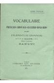  CALLOC'H J., (Père) - Vocabulaire Français-Gmbwaga-Gbanziri-Monjombo précédé d'éléments de grammaire