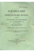  CALLOC'H J., (Père) - Vocabulaire Français-Ifumu (Batéké) précédé d'éléments de grammaire