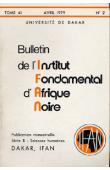  Bulletin de l'IFAN - Série B - Tome 41 - n°2 - Avril 1979