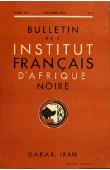  Bulletin de l'IFAN - Série A et B - Tome 14 - n°4 - Octobre 1952