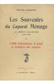  PALUEL-MARMONT - Les souvenirs du Caporal Ménage de la mission Saharienne (1898-1900) ou 7.000 kilomètres à pied à travers les sables