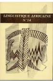  Linguistique Africaine 14 - Résultats  du Projet Haïti-Fon