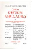  Cahiers d'études africaines - 035 - Les relations de dépendance personnelle en Afrique Noire