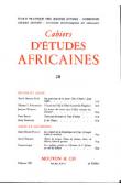 Un guérisseur de la basse Côte d'Ivoire: Josué Edjro / La tenure des terres dans l'Etat rwanda traditionnel / If the Dogon…., etc…