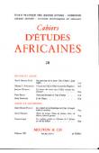 Un guérisseur de la basse Côte d'Ivoire: Josué Edjro / La tenure des terres dans l'Etat rwanda traditionnel / If the Dogon…., etc…