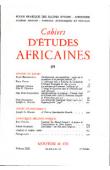L'image du colonialisme dans la littérature coloniale allemande / Européocentrisme et exotisme: l'homme blanc et la femme noire dans la littérature française de l'entre-deux-guerres / Les révoltes des Touaregs du Niger (1916-1917), etc…