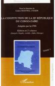 NDAYWEL E NZIEM Isodore (sous la direction de) - La Constitution de la IIIeme République du Congo-Zaïre. Adoptée par le CNS. Volume 1en français, lingala, swahili, ciluba, kikongo