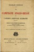  STIENON Charles - La campagne Anglo-belge de l'Afrique Orientale Allemande