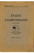  études camerounaises - n°52, MESLE E. - Les Musées de l'I.F.A.N. au Cameroun. Livret-guide à l'usage des visiteurs des musées de Douala et de Foumban