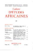 Cahiers d'études africaines - 029