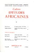  Cahiers d'études africaines - 009