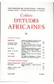  Cahiers d'études africaines - 056 