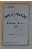  BONIFACI A. - Dictionnaire de langue peule. I: français-peul