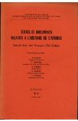  IBN BATTUTA - Textes et documents relatifs à l'histoire de l'Afrique. Extraits tirés des voyages d'Ibn Battuta