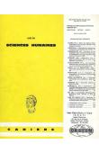  Cahiers ORSTOM sér. Sci. hum., vol. 08, n° 1 - Colloque de démographie africaine organisé par l'ORSTOM, l'INSEE et l'INED - Paris 6-9 octobre 1970