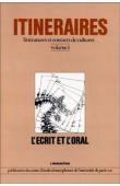  Itinéraires et Contacts de Culture - 01 / L'écrit et l'oral